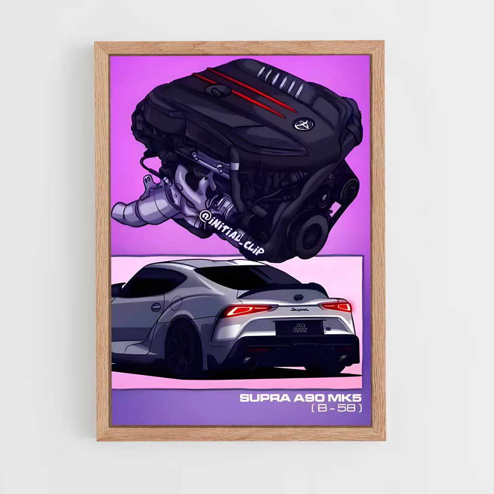 Poster V8 Powerhouse – affiche Toyota (vue 4)